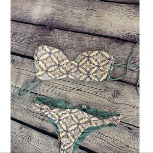 O’Neil Reversible Cheeky Strapless Bikini